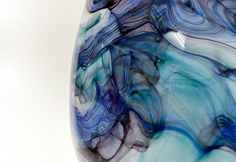 春池玻璃 創作靚瓶-山水02 花瓶花器